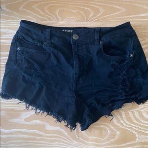 Black American Eagle Shorts